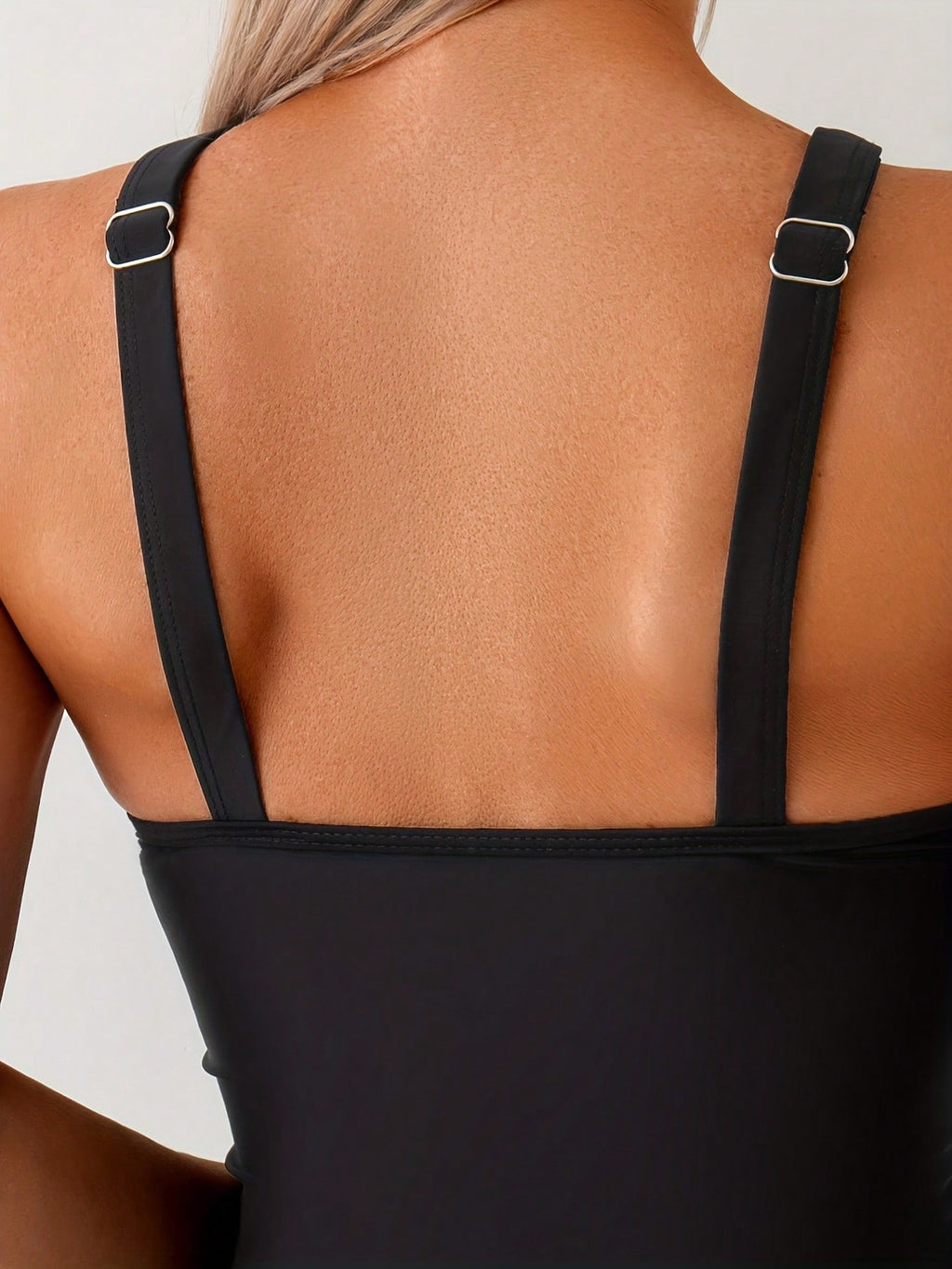 2026 New Women's Tankini Set - High Waist Bottoms with Ruffle Trim Two Piece Swimwear