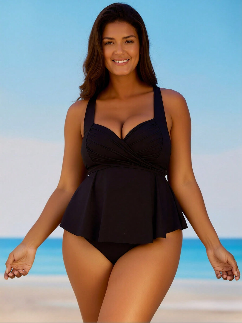 2026 New Tankini Swimsuit For Women, Tummy Control Two Piece Bathing Suit, Modest Swimwear For Beach Vacation