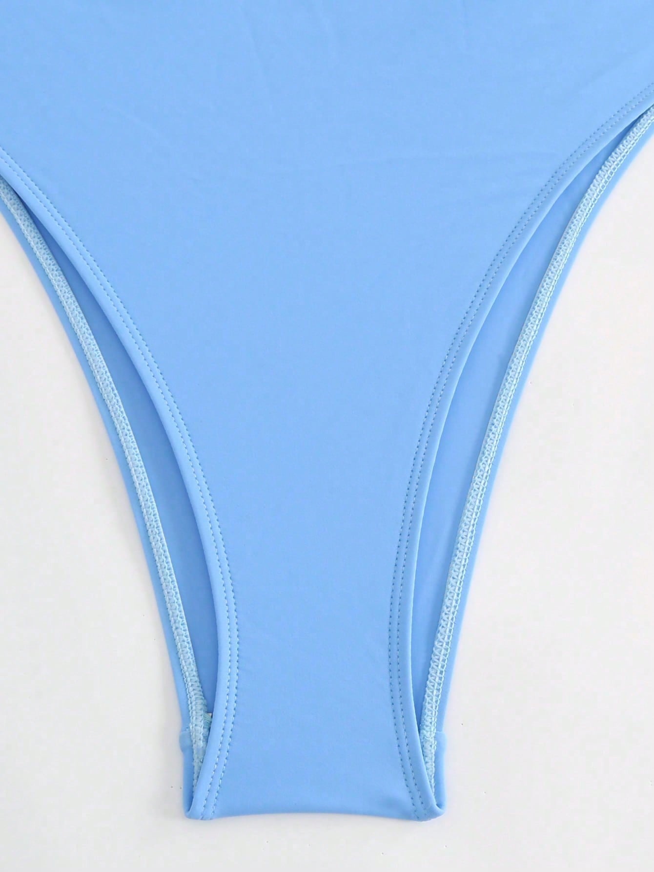 2026 New Starfish Decor One-Piece Swimsuit & Blue White Print Cover Up Skirt, Tummy Control Slimming Vacation Swimwear Set