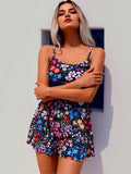 2026 New Women Tankini Swimsuit Tummy Control Conservative High Waist Boyshort Bathing Suit