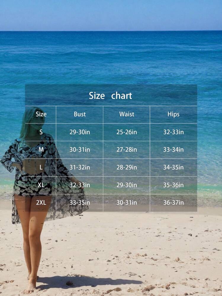 Women's Black Floral Print Tankini Swimsuit with Boyshorts, Tummy Control Racerback Bathing Suit for Beach Vacation